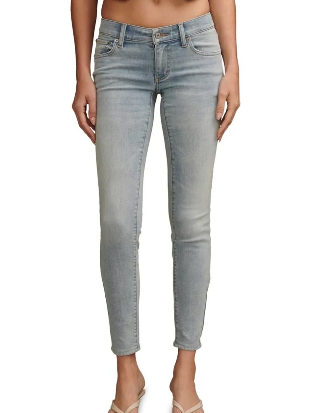 Lucky Brand Lizzie Low Rise Skinny Jeans in Fan Girl